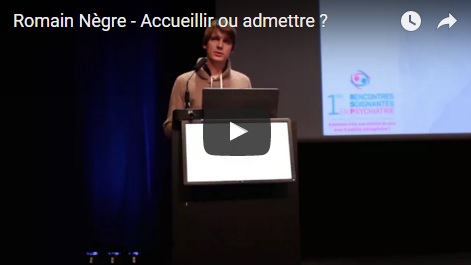 Rencontre video en sante mentale