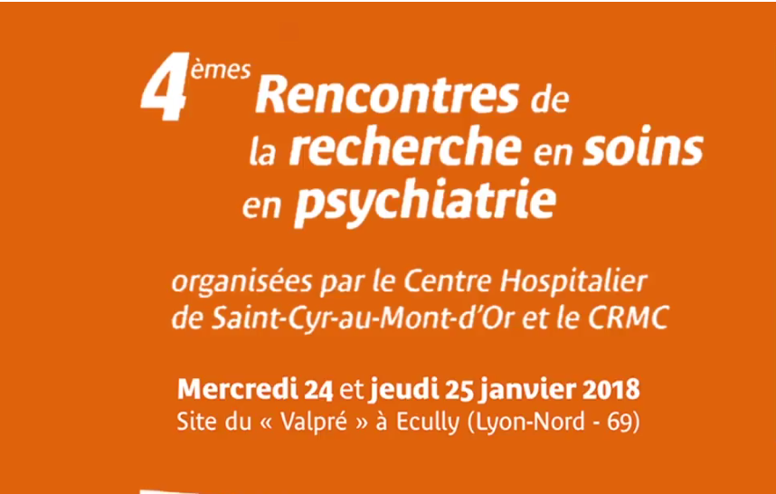 Vidéos des 4es rencontres de la recherche en soins en psychiatrie Vidéos des 4es rencontres de la recherche en soins en psychiatrie