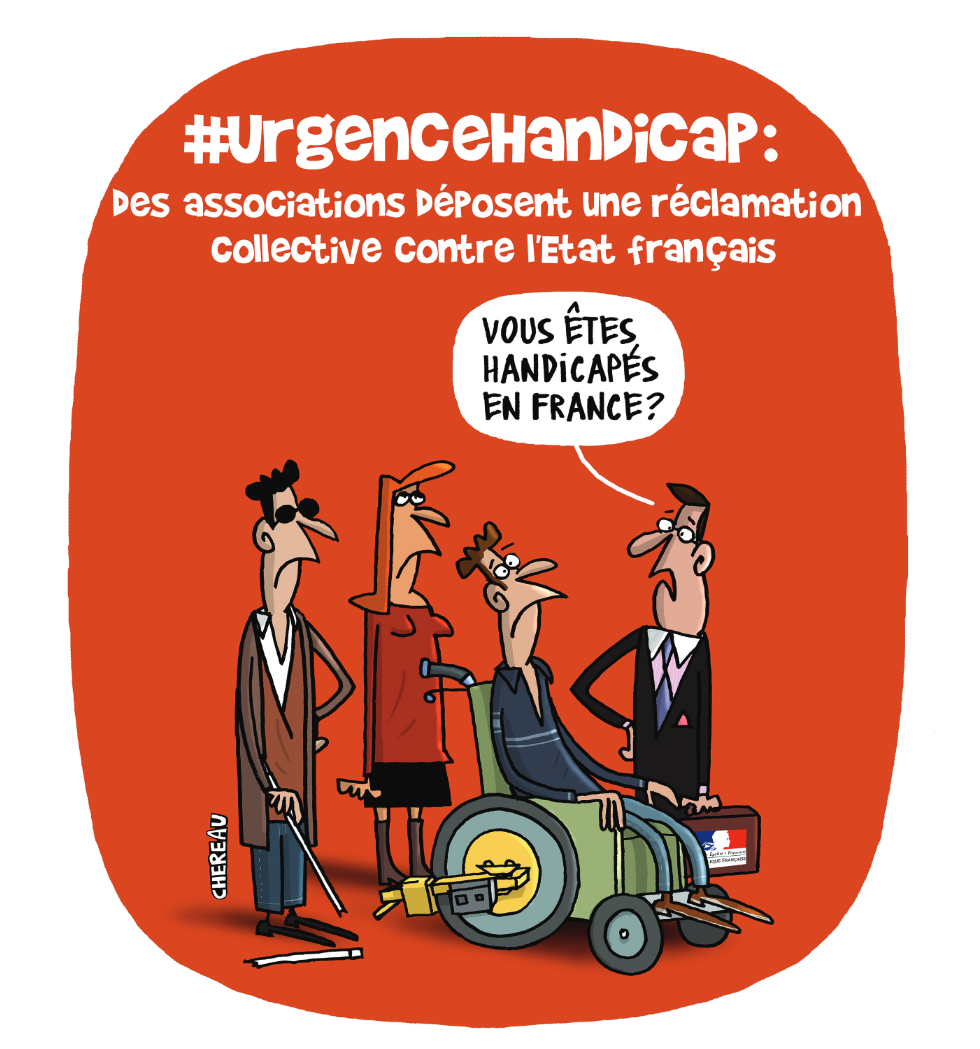 Urgence handicap : des associations déposent une réclamation collective contre l'Etat français Urgence handicap : des associations déposent une réclamation collective contre l'Etat français