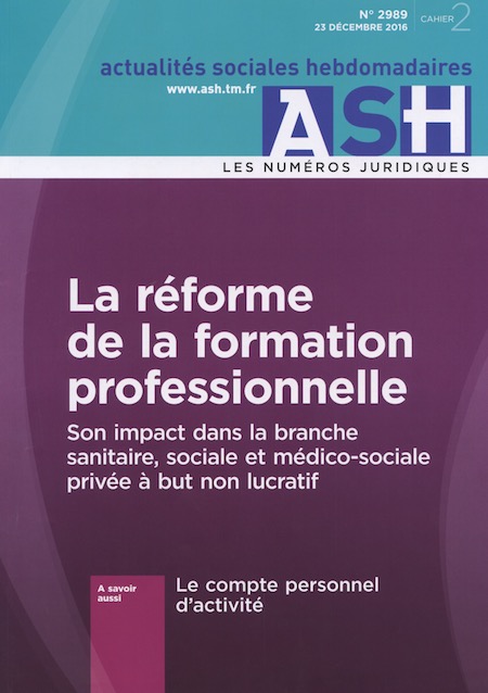 La réforme de la formation professionnelle La réforme de la formation professionnelle