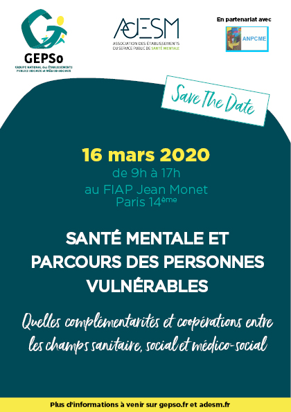 Santé mentale et parcours des personnes vulnérables Santé mentale et parcours des personnes vulnérables