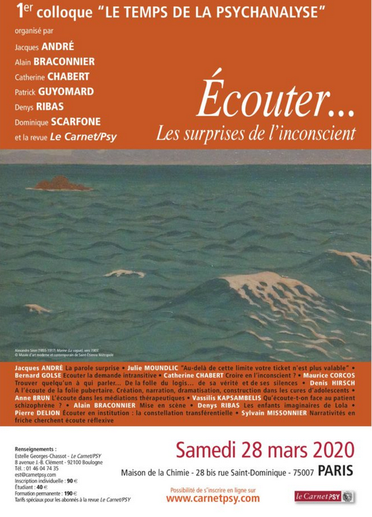 Ecouter ... Les surprises de l'inconscient Ecouter ... Les surprises de l'inconscient
