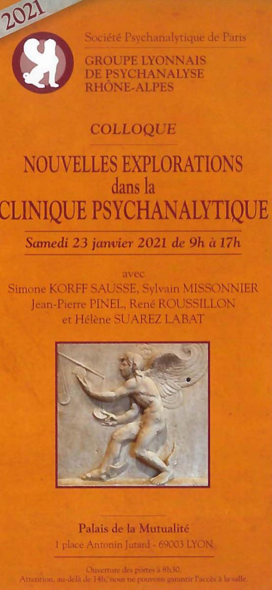 Nouvelles explorations dans la clinique psychanalytique Nouvelles explorations dans la clinique psychanalytique