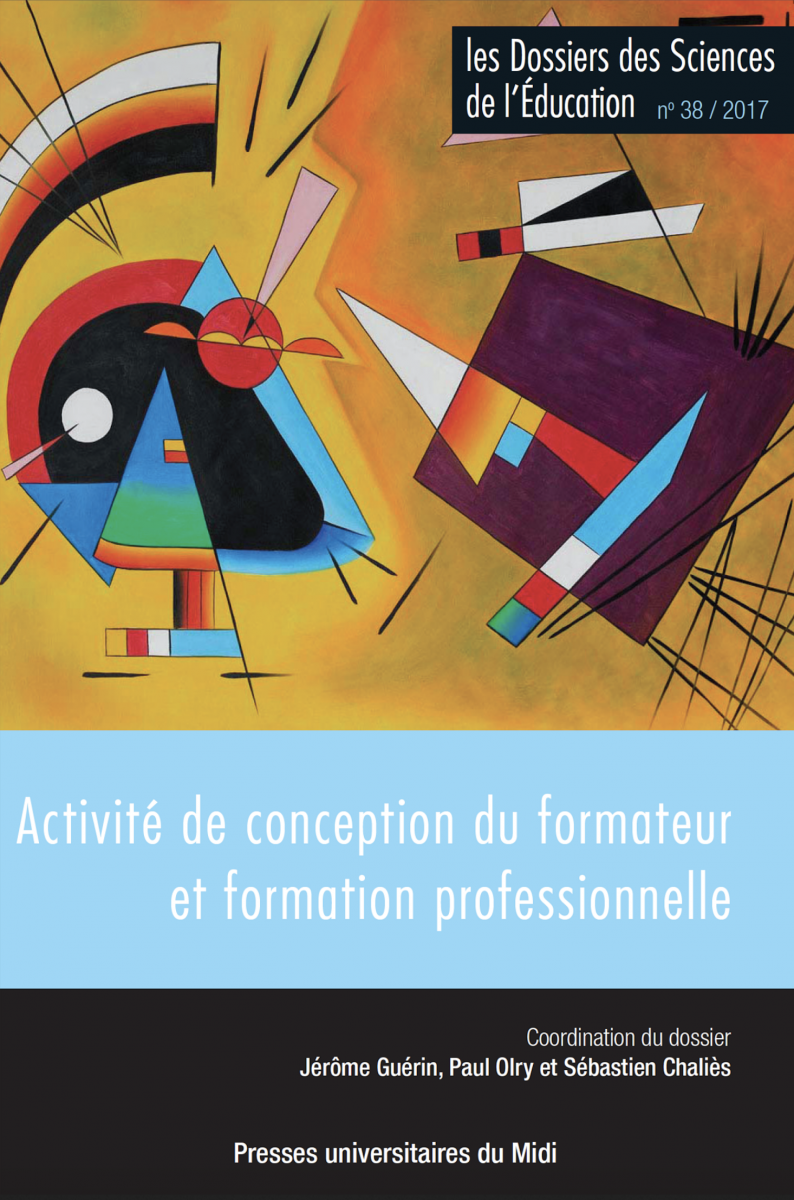 Activité de conception du formateur et formation professionnelle Activité de conception du formateur et formation professionnelle