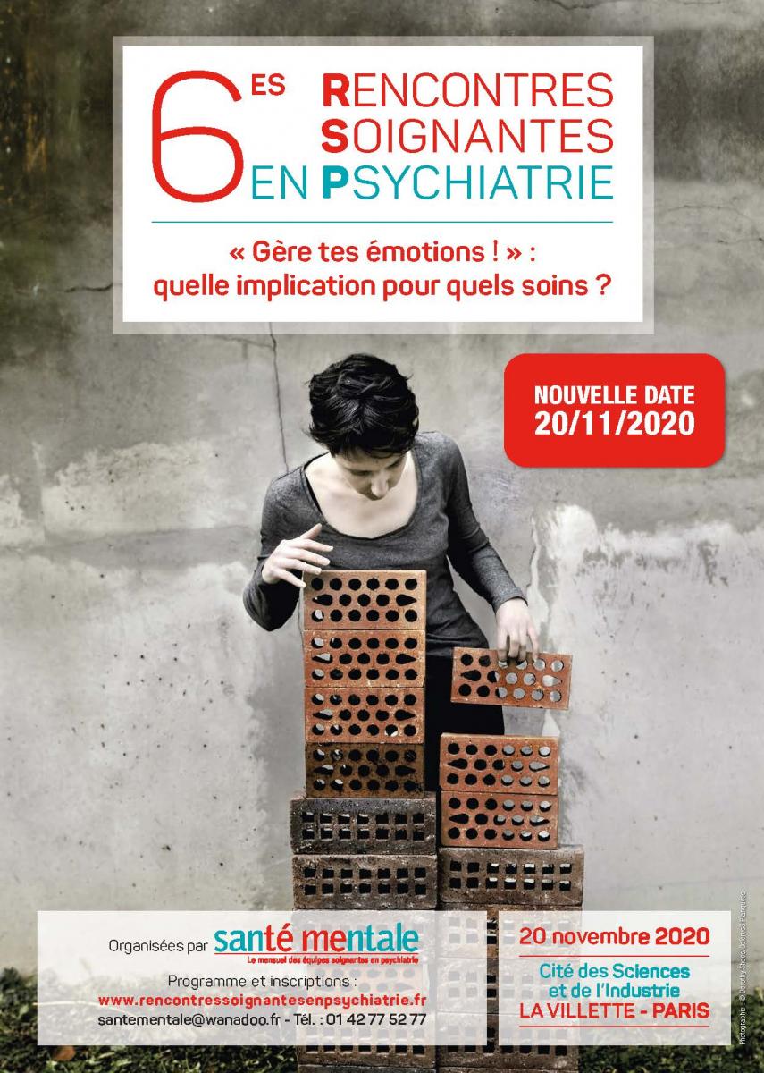 6es Rencontres soignantes en psychiatrie, nouvelle date ! 6es Rencontres soignantes en psychiatrie, nouvelle date !