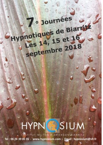 JOURNÉES HYPNOTIQUES DE BIARRITZ JOURNÉES HYPNOTIQUES DE BIARRITZ