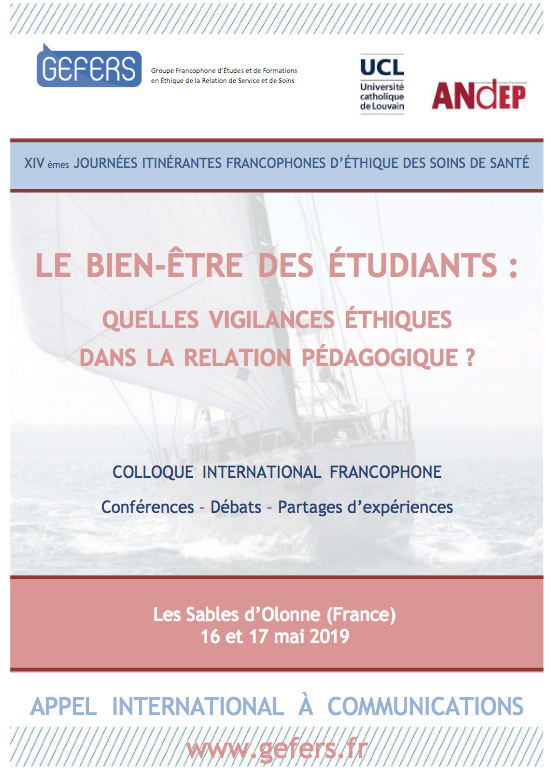 LE BIEN - ÊTRE DES ÉTUDIANTS : QUELLES VIGILANCES ÉTHIQUES DANS LA RELATION PÉDAGOGIQUE ? LE BIEN - ÊTRE DES ÉTUDIANTS : QUELLES VIGILANCES ÉTHIQUES DANS LA RELATION PÉDAGOGIQUE ?